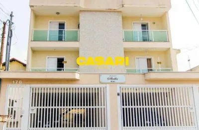 Apartamento com 2 dormitórios à venda, 60 m² - parque novo oratório - santo andré/sp