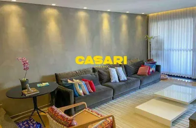 Apartamento com 4 dormitórios à venda, 209 m² - centro - são bernardo do campo/sp