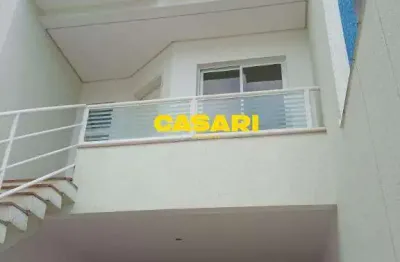 Sobrado com 3 dormitórios à venda, 194 m² - campestre - santo andré/sp