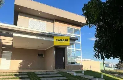 Casa à venda no condomínio solaris com 3 suítes, área gourmet e piscina