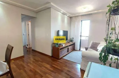 Apartamento à venda no centro de são bernardo – 60 m², 2 dormitórios, sacada e 2 vagas