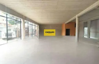 Prédio comercial com 600m² para locação no bairro jardim - santo andré/sp.