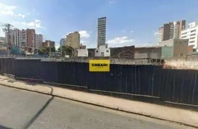Terreno com 600m² para locação no bairro jardim - santo andré/sp.