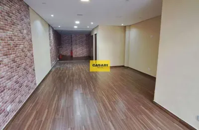 Salão comercial 80 m² para locação no jardim do mar em são bernardo do campo