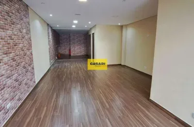 Salão comercial 80 m² para locação no jardim do mar em são bernardo do campo