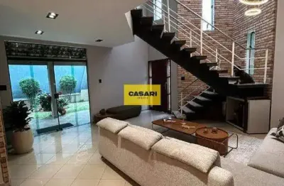 Sobrado de alto padrão à venda com 3 dormitórios, 295m² – jordanópolis – são bernardo do campo/sp