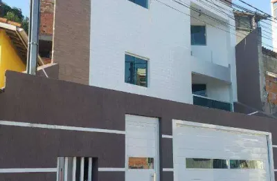 Cobertura nova com 3 dormitórios à venda, 88 m² - jardim alzira franco - santo andré/sp