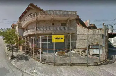 Terreno com prédio comercial e sobrado – 318m² – jardim las vegas, santo andré/sp