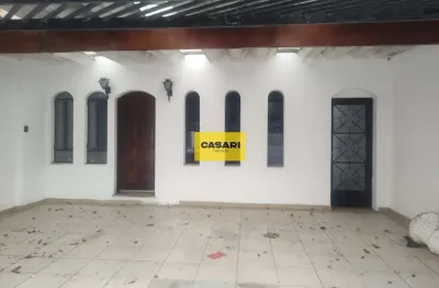 Casa com 2 dormitórios, 3 vagas, quintal com churrasqueira e entrada lateral - rudge ramos