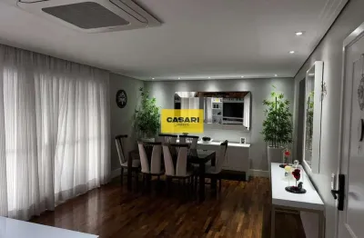 Apartamento no domo home com 156m², 3 dormitórios e 3 suítes planejadas em são bernardo do campo