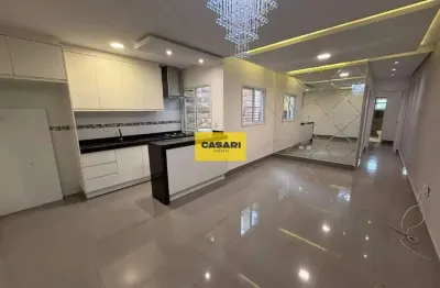 Apartamento à venda na vila valparaíso com 2 dormitórios, suíte e terraço