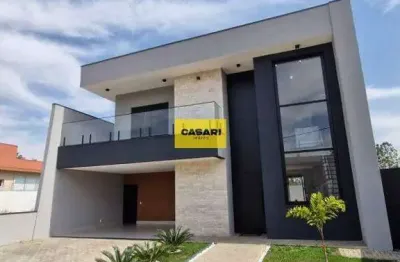 Excelente sobrado novo em condomínio fechado no centro de boituva/sp