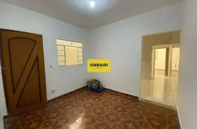 Casa térrea com 2 dormitórios e quintal no bairro assunção – são bernardo do campo