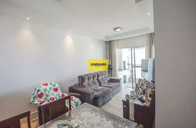 Apartamento à venda no jardim do mar - 67m² - 2 dormitórios - 1 suíte - varanda gourmet - são bernardo do campo