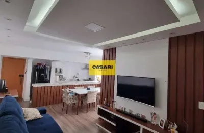 Apartamento à venda no bairro vila scarpelli no condomínio parco toscana - 3 dormitórios - 2 banheiros e 2 vagas - santo andré