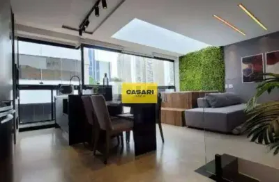 Cobertura duplex nova e decorada à venda – 85 m² – 1 dormitório – centro, são bernardo do campo/sp