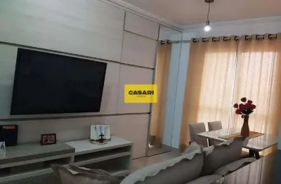 Apartamento a venda, com 2 dormitórios e 1 vaga de garagem - vila palmares - santo andré - sp