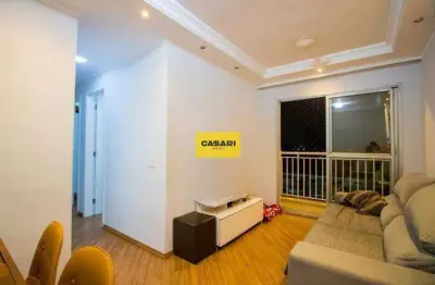 Apartamento com 58m², 3 dormitórios, valor de venda - santo andré-sp