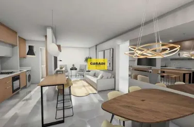 Apartamento com 2 dormitórios à venda, 84 m² - centro - são bernardo do campo/sp