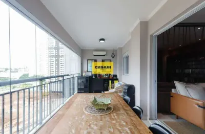 Apartamento a venda no auge home resort: 147 m² de alto padrão, 3 suítes - centro - são bernardo do campo-sp