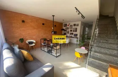 Lindo sobrado em santo andré – 3 dormitórios com suíte e excelente localização