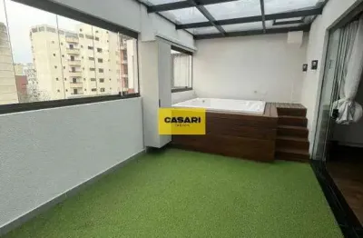 Cobertura à venda no baeta neves, são bernardo – 2 quartos, suíte, varanda gourmet e ofurô