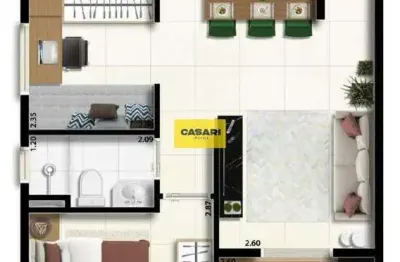 Lançamento no parque anchieta – apartamento 2 dormitórios à venda em são bernardo do campo