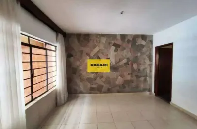 Casa com 2 dormitórios e amplo quintal à venda ou aluguel no centro de são bernardo do campo