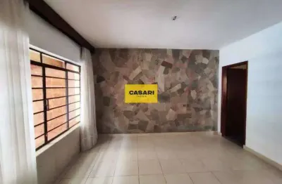 Casa com 2 dormitórios e amplo quintal à venda ou aluguel no centro de são bernardo do campo