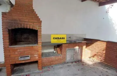 Casa com 3 dormitórios, 1suíte, 6vagas de garagem ,salão de festas , edícula e espaço gourmet em santo andré.