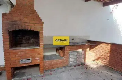 Casa com 3 dormitórios, 1suíte, 6vagas de garagem ,salão de festas , edícula e espaço gourmet em santo andré.