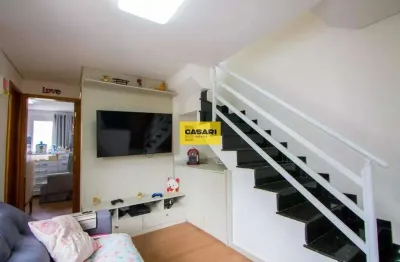 Apartamento com 2 quartos - varanda e churrasqueira privativa na vila assunção – santo andré