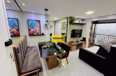 Apartamento à venda no bairro vila euclides – são bernardo do campo | 1 dormitório, 1 vaga e armários planejados