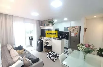 Apartamento com 2 dormitórios e varanda gourmet à venda em são bernardo do campo