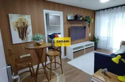 Apartamento à venda no centro de são bernardo – 42 m², suíte, sacada gourmet e 1 vaga