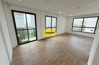 Sala comercial à venda no jardim – santo andré, 38 m² com vaga e sacada