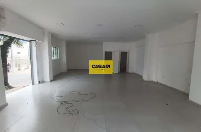 Salão comercial novo para alugar no centro de são bernardo – 90 m² em rua de grande movimento