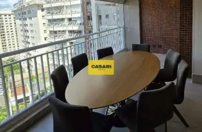 Apartamento 3 quartos, 3 suites, varanda, 2 vagas e depósito, 127m²- centro, sbc