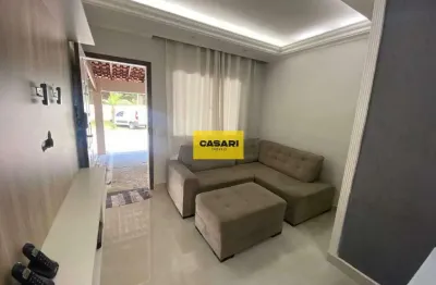 Sobrado semi mobiliado em condomínio no parque espacial, com 2 dormitórios e excelente localização.