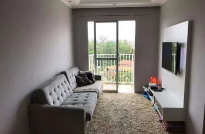 Apartamento à venda com 2 quartos, sala ampla com sacada e vista livre, portaria 24h e lazer.