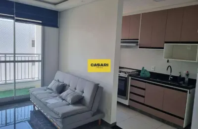 Apartamento 2 quartos, varanda, condominio living magic rudge ramos - último andar - 52m2- rudge ramos - sbc