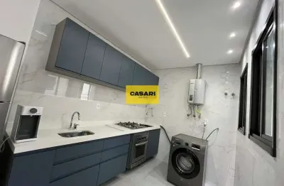 Apartamento impecável com 2 quartos ,suíte e closet – jardim, santo andré, 47 m²
