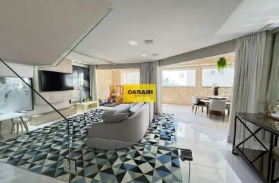 Cobertura à venda no rudge ramos – são bernardo do campo | 3 suítes, 185m², varanda gourmet e alto padrão