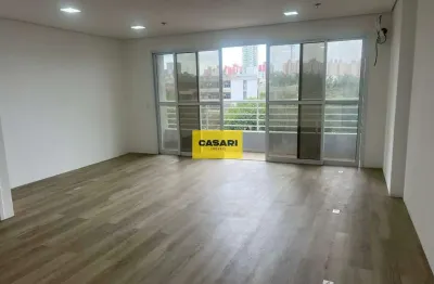 Sala comercial com sacada e banheiro, reformada - marco zero - 46m²