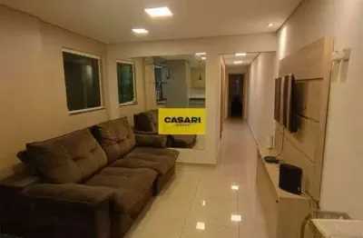 Cobertura à venda no bairro vila helena em santo andré - 150m², 3 dormitórios (1 suíte), área gourmet e 2 vagas com ponto pra carro elétrico
