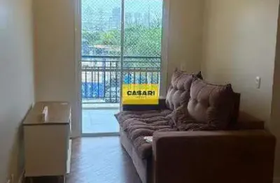 Apartamento Mobiliado 2 Dormitórios (1 Suíte) com Varanda – 58m² no ABC