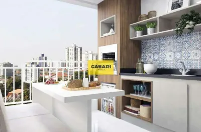 Excelente apartamento de 67,81 m² no condomínio domani com 2 dormitórios - sbc