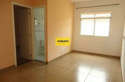 Apartamento vago, quarto amplo, sala, cozinha americana, 1 vaga de garagem, 68m2- assunção - sbc, na rua crstiano angeli