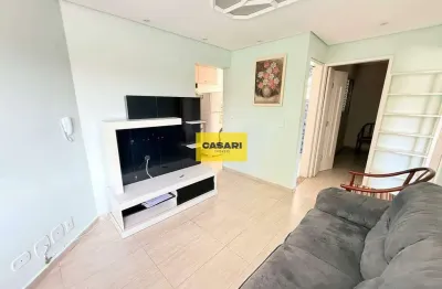 Apartamento mobiliado com 2 dormitórios para locação na vila gonçalves em são bernardo do campo