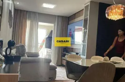 Apartamento 2 quartos, suite, varanda gourmet, 1 vaga , 71m2, Condominio Clube- Independencia - Sbc